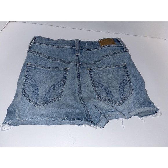 Hollister Booty Shorty Shorts Girls 25X2 Distressed Soft Stretch Cut Off - Picture 3 of 6